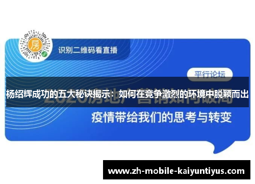 杨绍辉成功的五大秘诀揭示：如何在竞争激烈的环境中脱颖而出